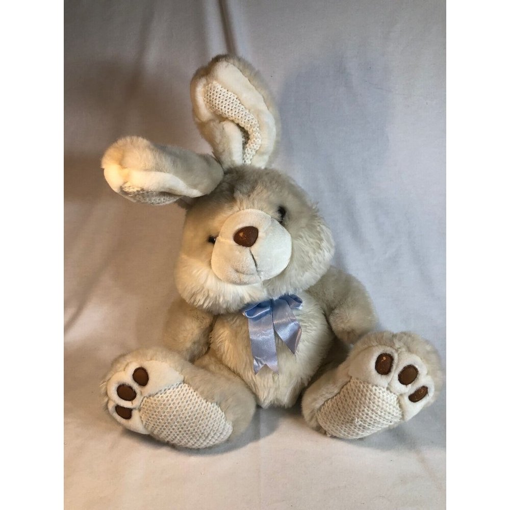 Bunny Rabbit Plush Stuffed Easter Animal With Bow Tie Chosun International Inc.